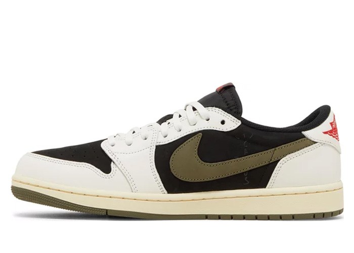 Travis Scott x Air Jordan 1 Retro Low OG 'Olive' - DZ4137-106